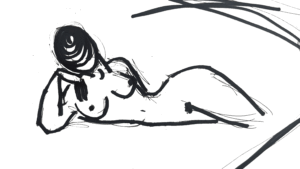 PRINT : Lay lady lay : 4 x 6 in.