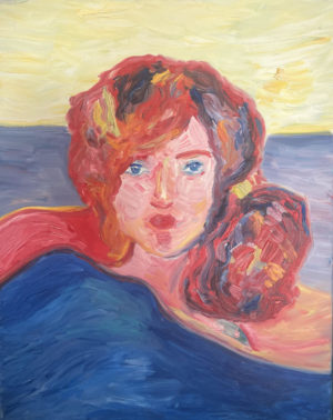 Purple Lady | 20 x 16 in.