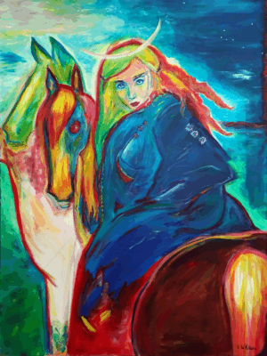 Io's choice | 36 x 48 in.