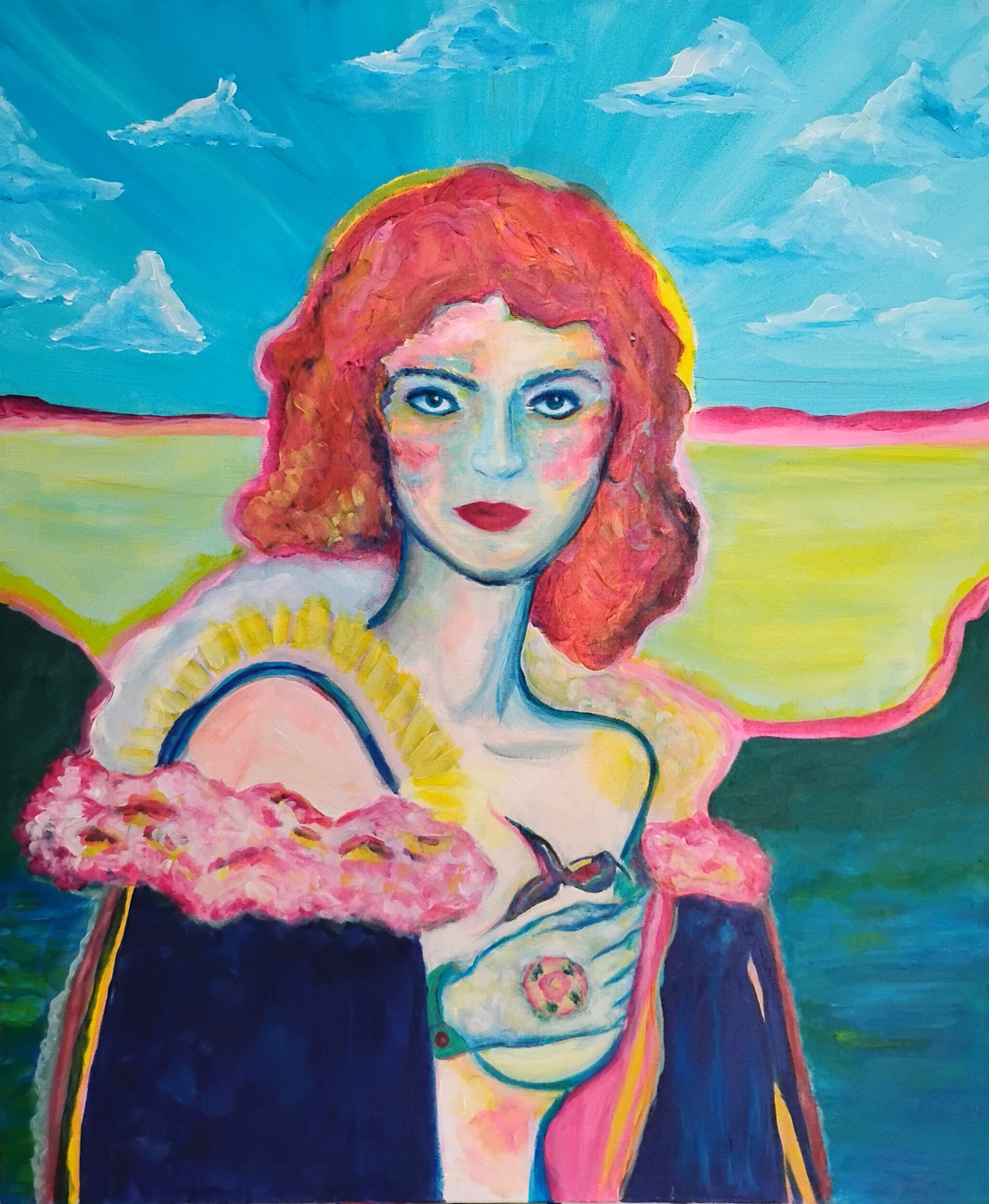 Nannerl 20 x 24 acrylique Nannerl 20 x 24 acrylique